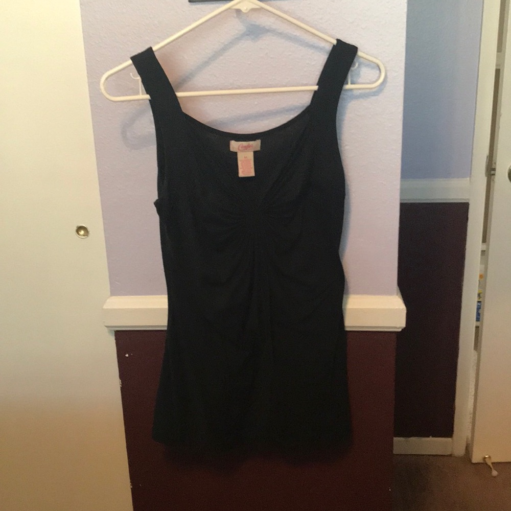 Black tank top